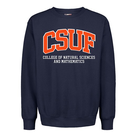 CSUF College of Natural Sciences and Mathematics Crewneck - Navy